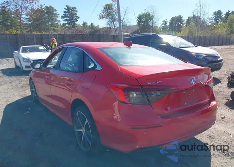 2024 Honda Civic Touring из США, поврежденный, VIN 2HGFE1F92RH310104